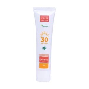 Protetor solar com cor FPS 30 bege médio Farmave, 60 g