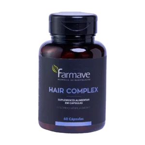 Hair Complex Farmave, suplemento para cabelos com 60 cápsulas