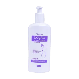 Loção Hidratante Corporal Farmave, frasco de 200 ml