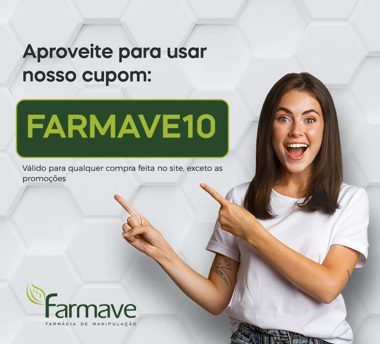 Cupom FARMAVE10: 10% de desconto nas compras do site